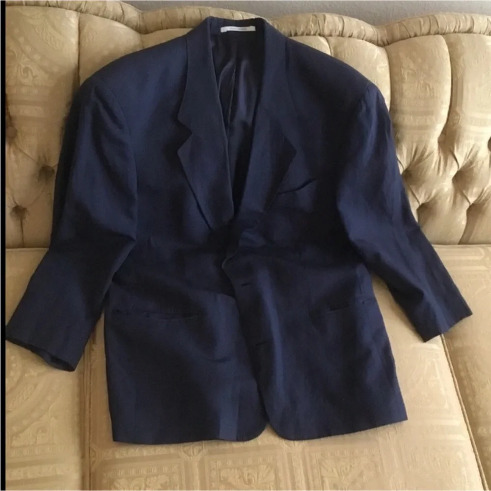 Designer BOSS Hugo Boss Men's Blazer Jacket Silk Linen blend Single Breasted
